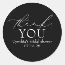Search for thank you typography stickers Black