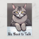 Search for serious postcards Cats