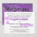 Search for brick wedding invitations Vintage