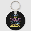 Search for funny sports key rings Bowling