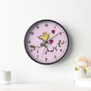 Search for valentines day clocks Snoopy