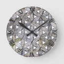 Search for grey stone clocks Modern