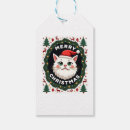 Search for ugly christmas sweater gift tags Kitten