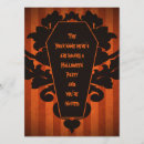 Search for unique halloween invitations Black and orange