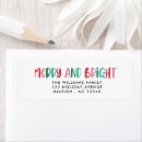 Search for bright return address labels Playful