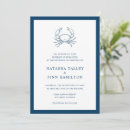 Search for crab wedding invitations Minimal