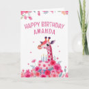 Search for pink cake birthday cards Floral