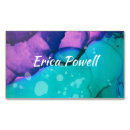 Search for purple and turquoise business cards Watercolor