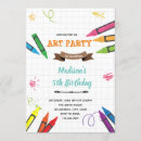 Search for crayons invitations Party