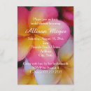 Search for pink frangipani invitations Beach