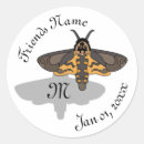 Search for deaths head stickers Moth