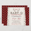 Search for rustic couples baby shower invitations Buffalo plaid