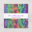 Search for colourful rainbow business cards Professional