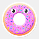 Search for cartoon doughnuts stickers Sweet