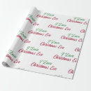 Search for christmas eve wrapping paper Red