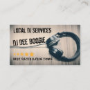 Search for deejay business cards Trendy