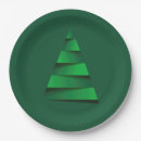 Search for christmas tree paper plates Green
