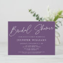 Search for plum bridal shower invitations Minimalist