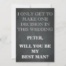 Search for best man request invitations Groomsman