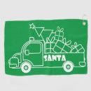 Search for christmas golf towels Santa