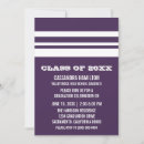 Search for purple and white graduation invitations Simple