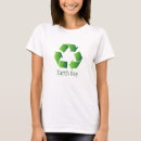 Search for earth day womens tshirts Recycle
