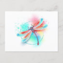 Search for red dragonfly postcards Wings
