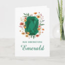 Search for emerald birthday cards May
