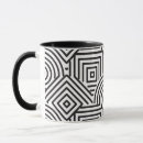 Search for geometric shapes pattern mugs Colourful