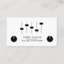 Search for audio engineer business cards Deejay