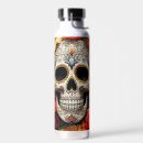 Search for sugar skull water bottles Bones
