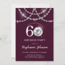 Search for diamond 60th birthday invitations Elegant