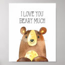 Search for woodland nursery art Bear