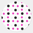 Search for pink white polka dot stickers Girls