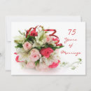 Search for 75th anniversary invitations Flower