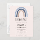 Search for rainbow birthday invitations Cheerful