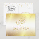 Search for 50th anniversary rsvp cards Gold and white