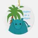 Search for hippopotamus christmas tree decorations Cute