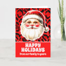 Search for leopard christmas cards Red