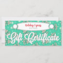Search for holiday business gift certificates Green