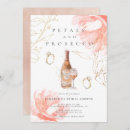 Search for petals and prosecco bridal shower invitations Modern