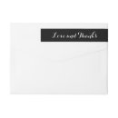 Search for marriage return address labels Black and white