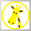 Search for yellow giraffe posters Wild animal