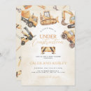 Search for construction baby shower invitations Transportation