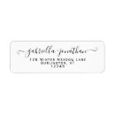 Search for engaged couple return address labels Modern