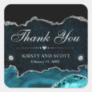 Search for teal and silver wedding stickers Elegant