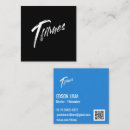 Search for basic black business cards Blue
