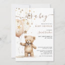 Search for watercolor balloons invitations Teddy bear
