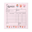 Search for invoice notepads Order form