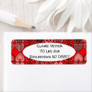 Search for graphic return address labels Black